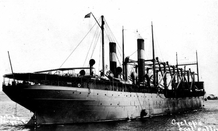 Fotografía histórica del buque USS Cyclops antes de desaparecer en el Triángulo de las Bermudas en 1918El USS Cyclops fotografiado en 1911, siete años antes de evaporarse con 306 hombres a bordo. | Fuente: Naval History and Heritage Command