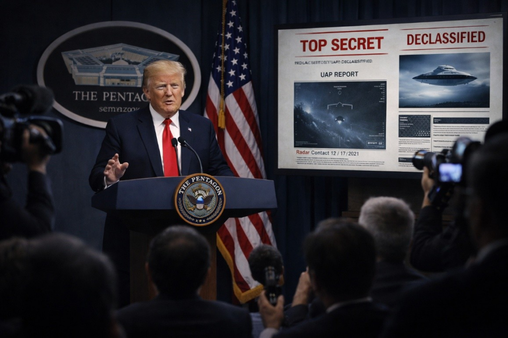 Desclasificacion Ovni durante el periodo de Donald Trump