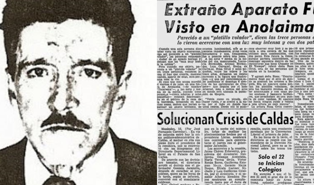 Arcesio Bermudez - Fotografia y noticia de desaparicion en los periodicos locales de la epoca