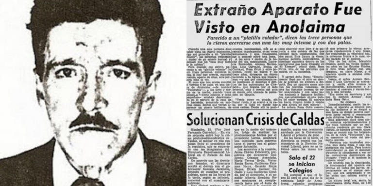 Arcesio Bermudez - Fotografia y noticia de desaparicion en los periodicos locales de la epoca