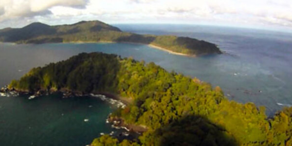 Isla Gorgona vista area