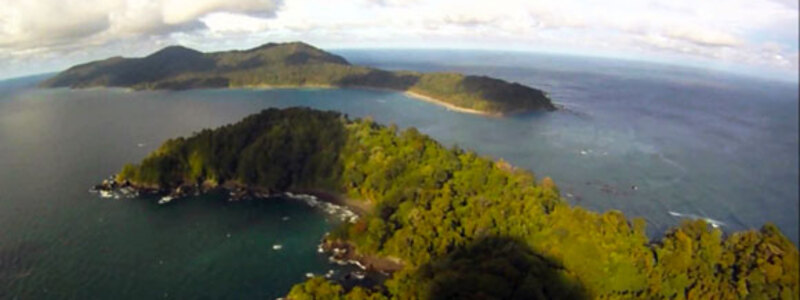 Isla Gorgona vista area