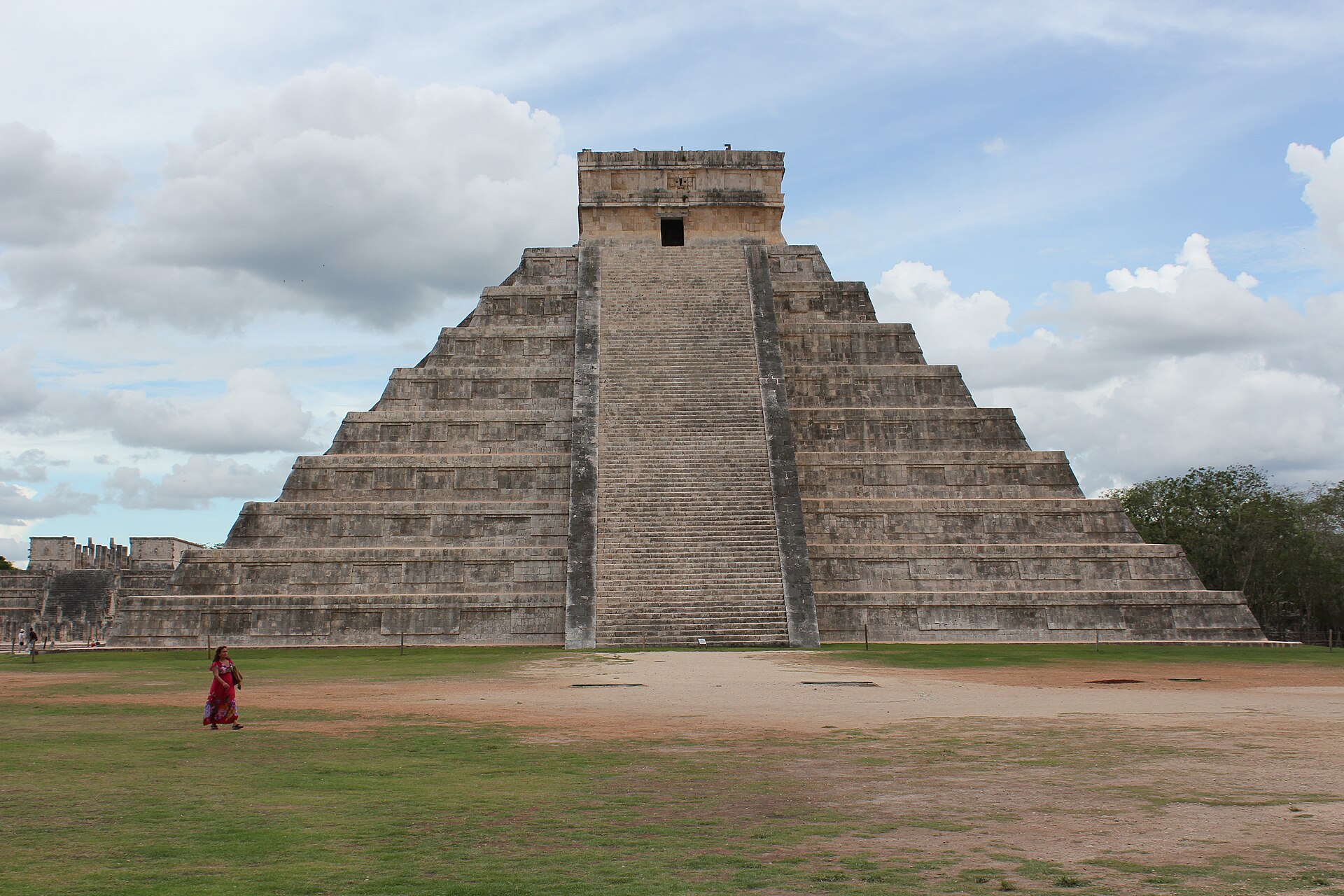 Pirámide de Kukulkán, El Castillo, en Chichén Itzá, México